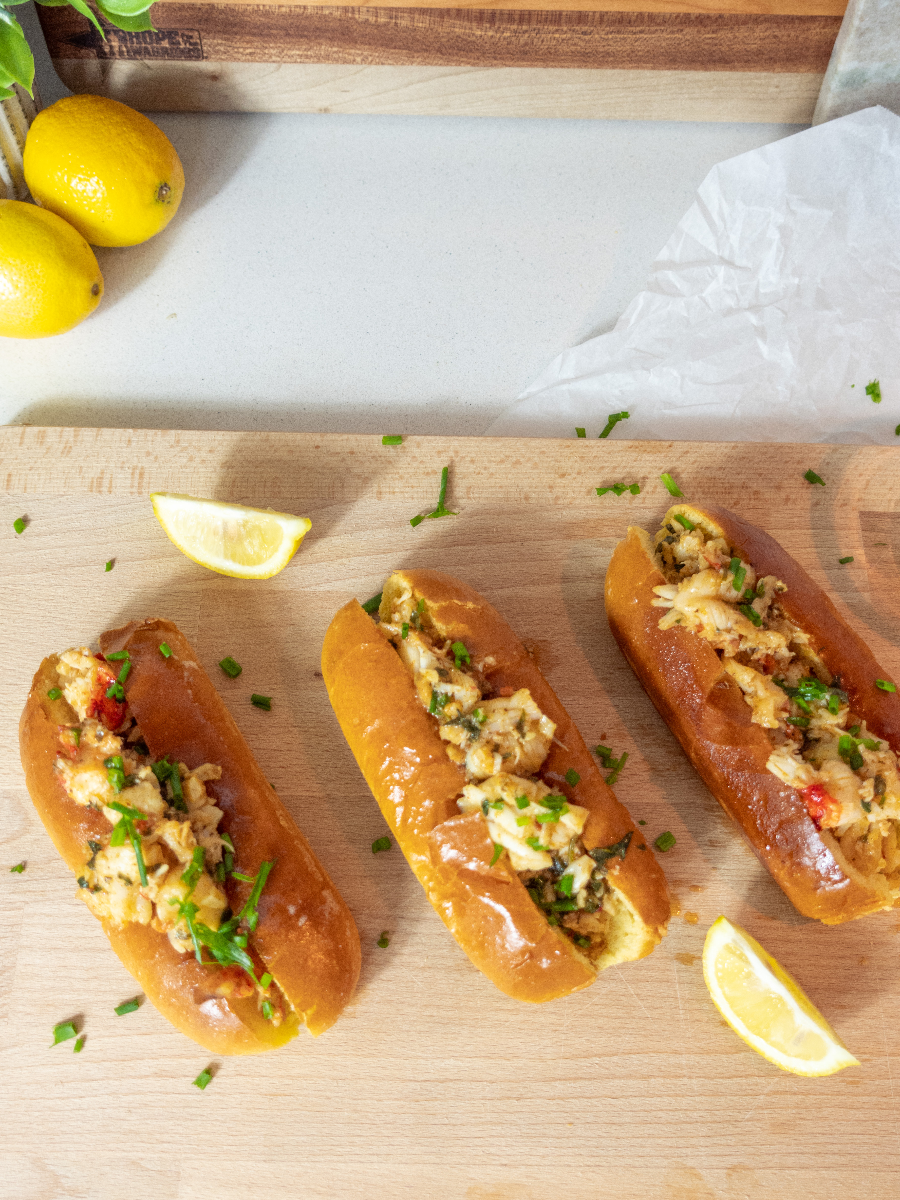 Cajun Butter Lobster Rolls