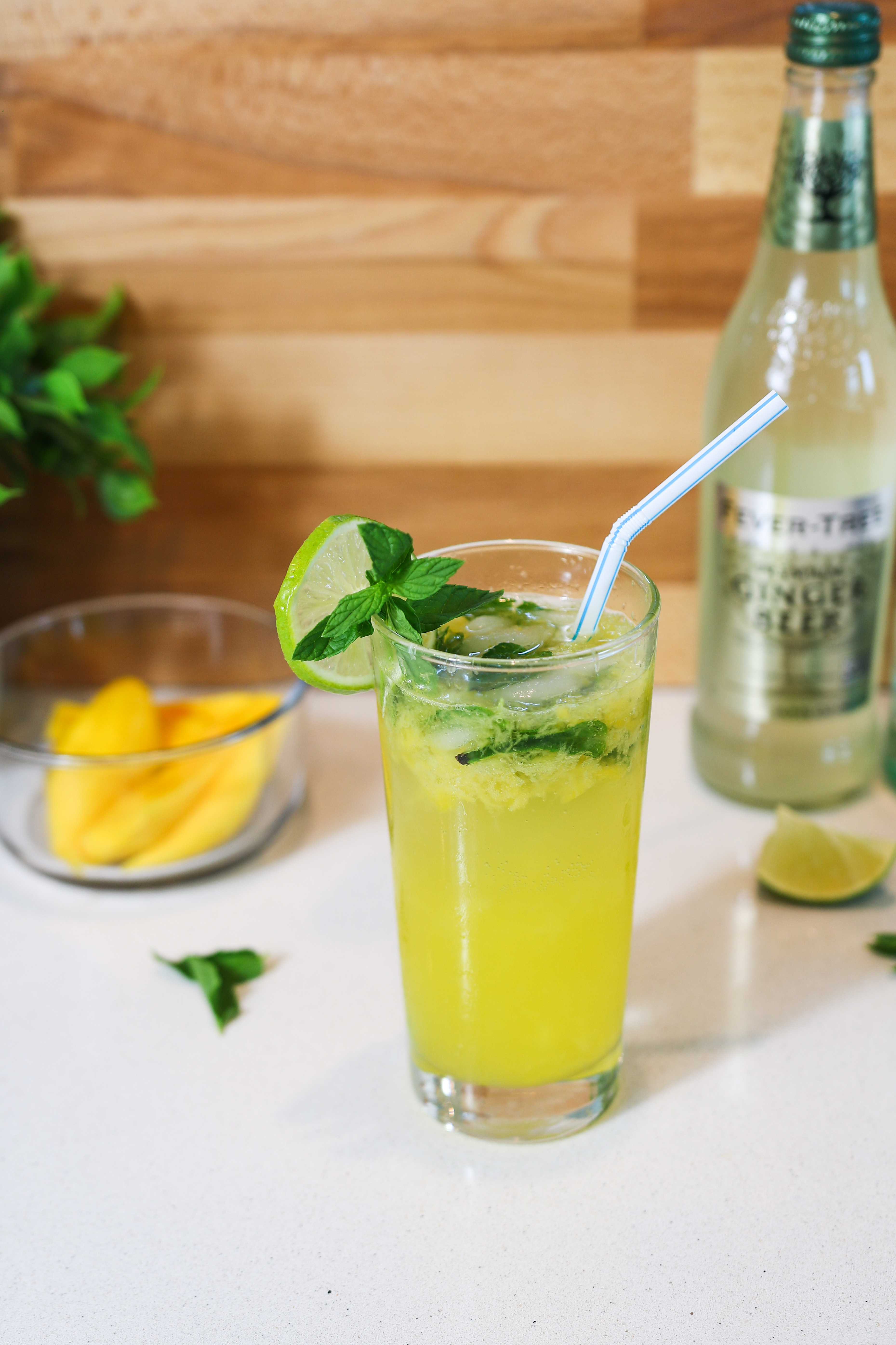 Mango Mojito Mocktail