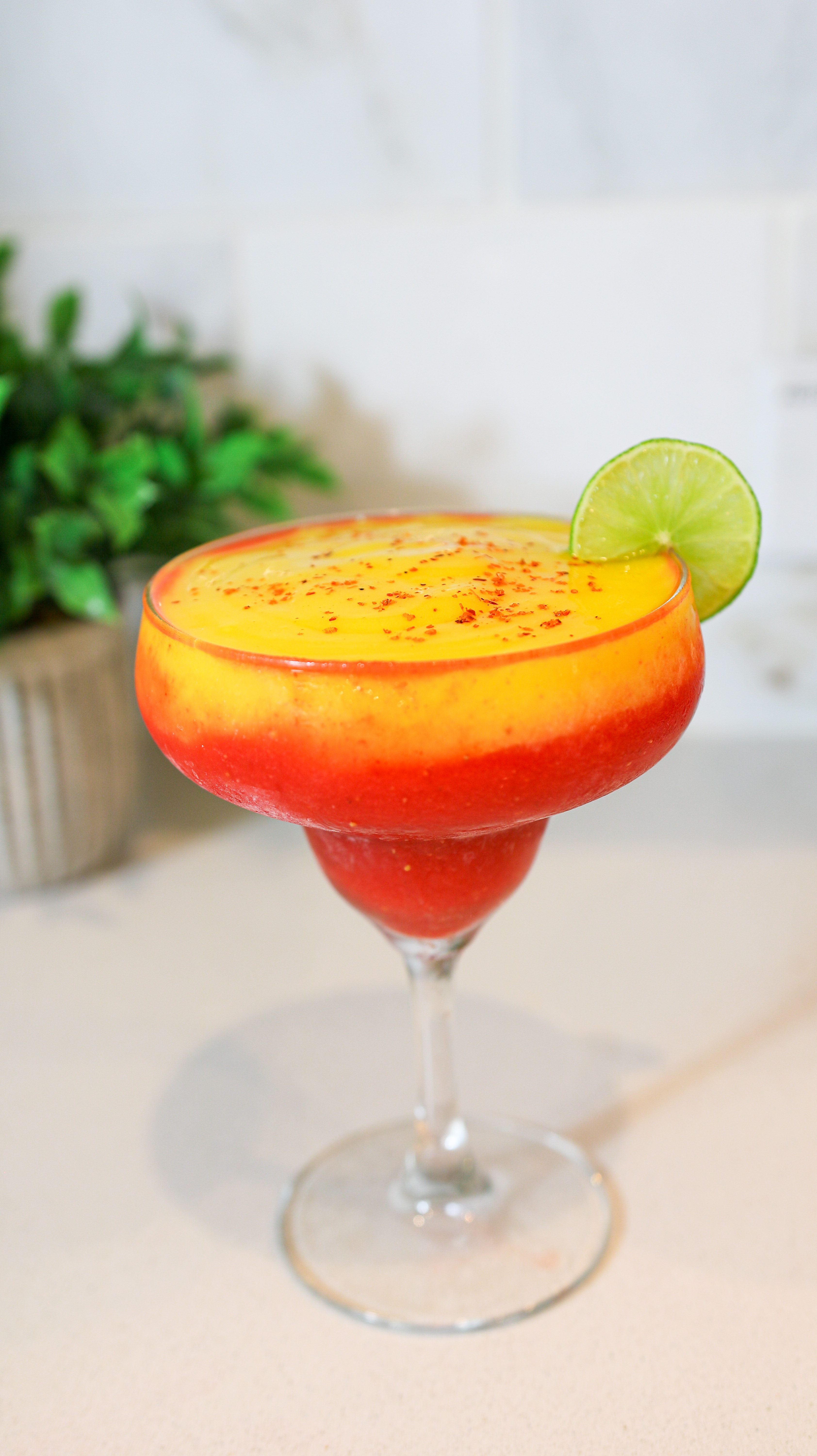 Frozen Strawberry-Mango Margarita