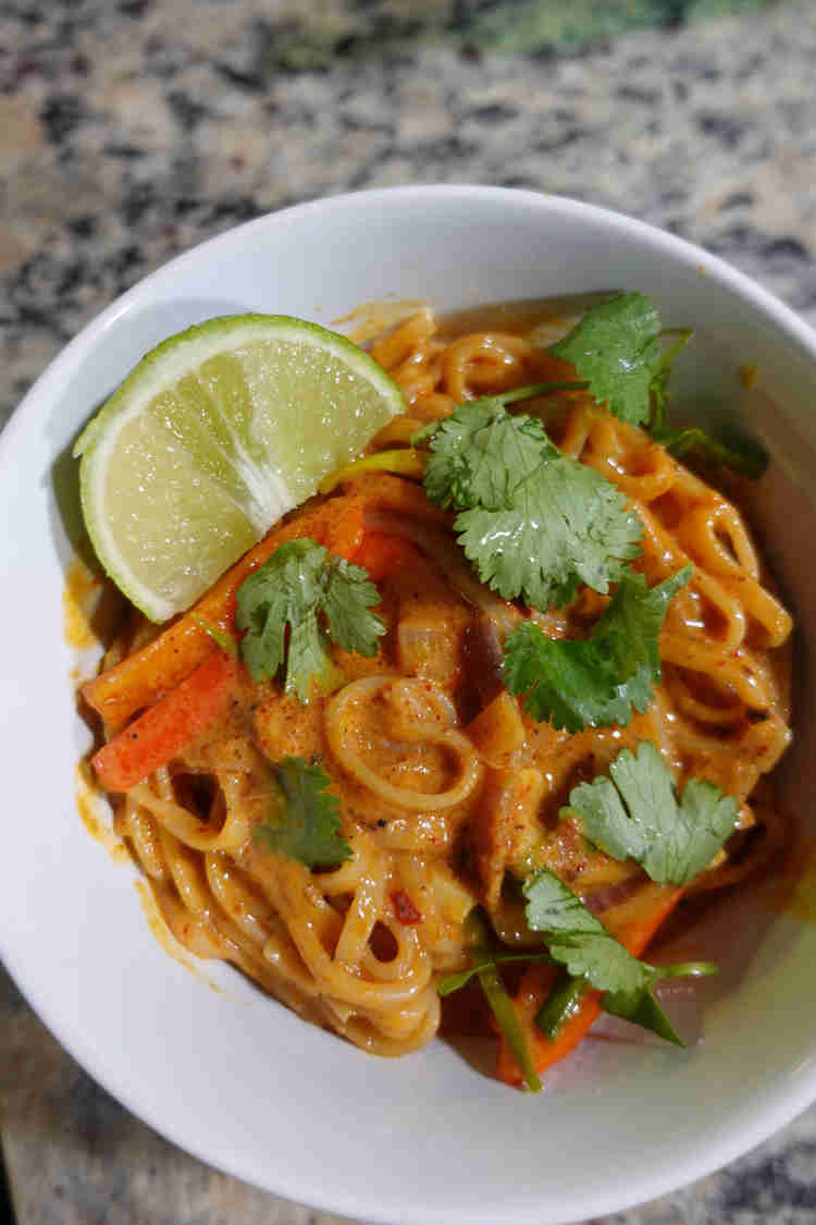 Red Coconut Curry Noodles