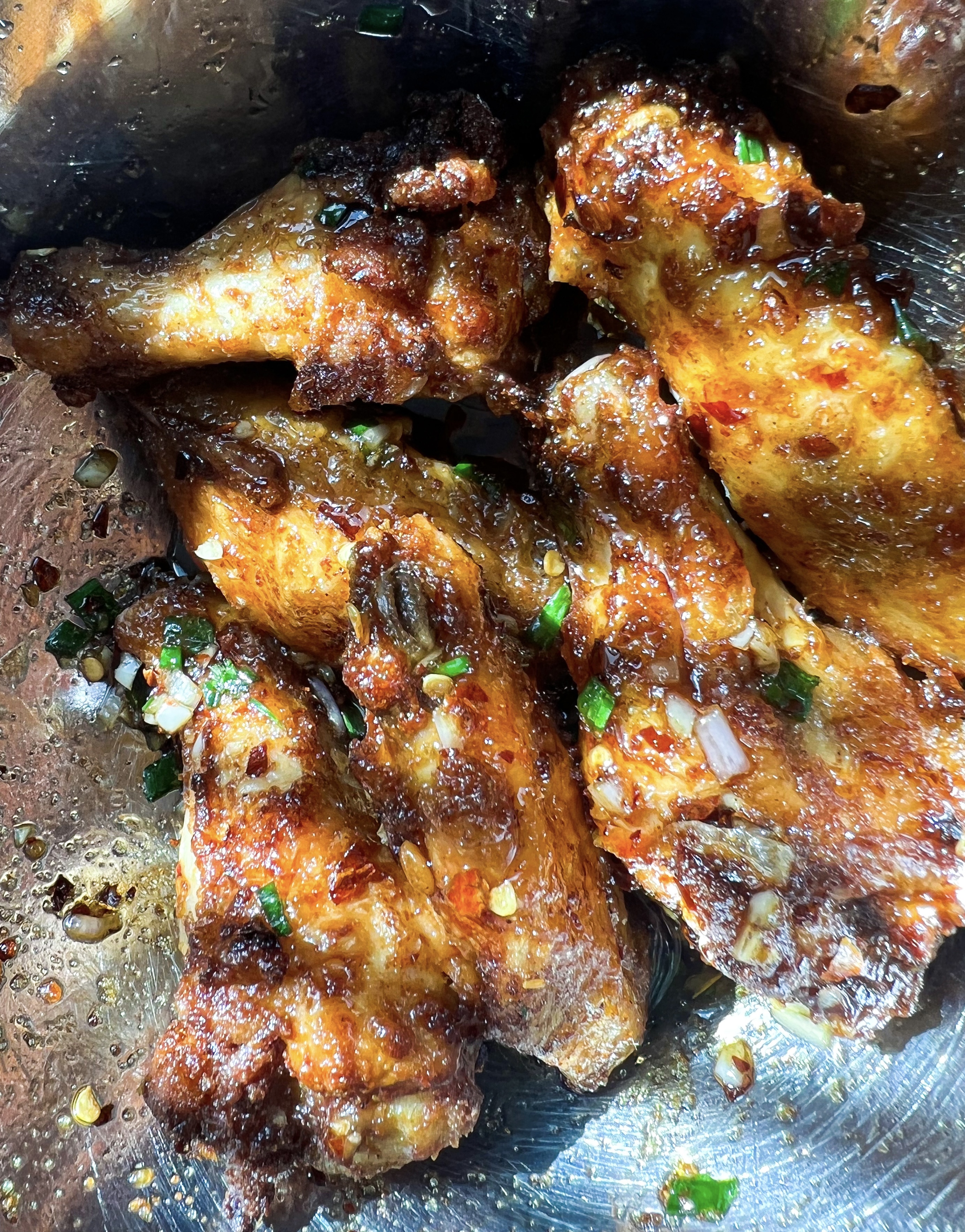 Chili Garlic Oil Wings