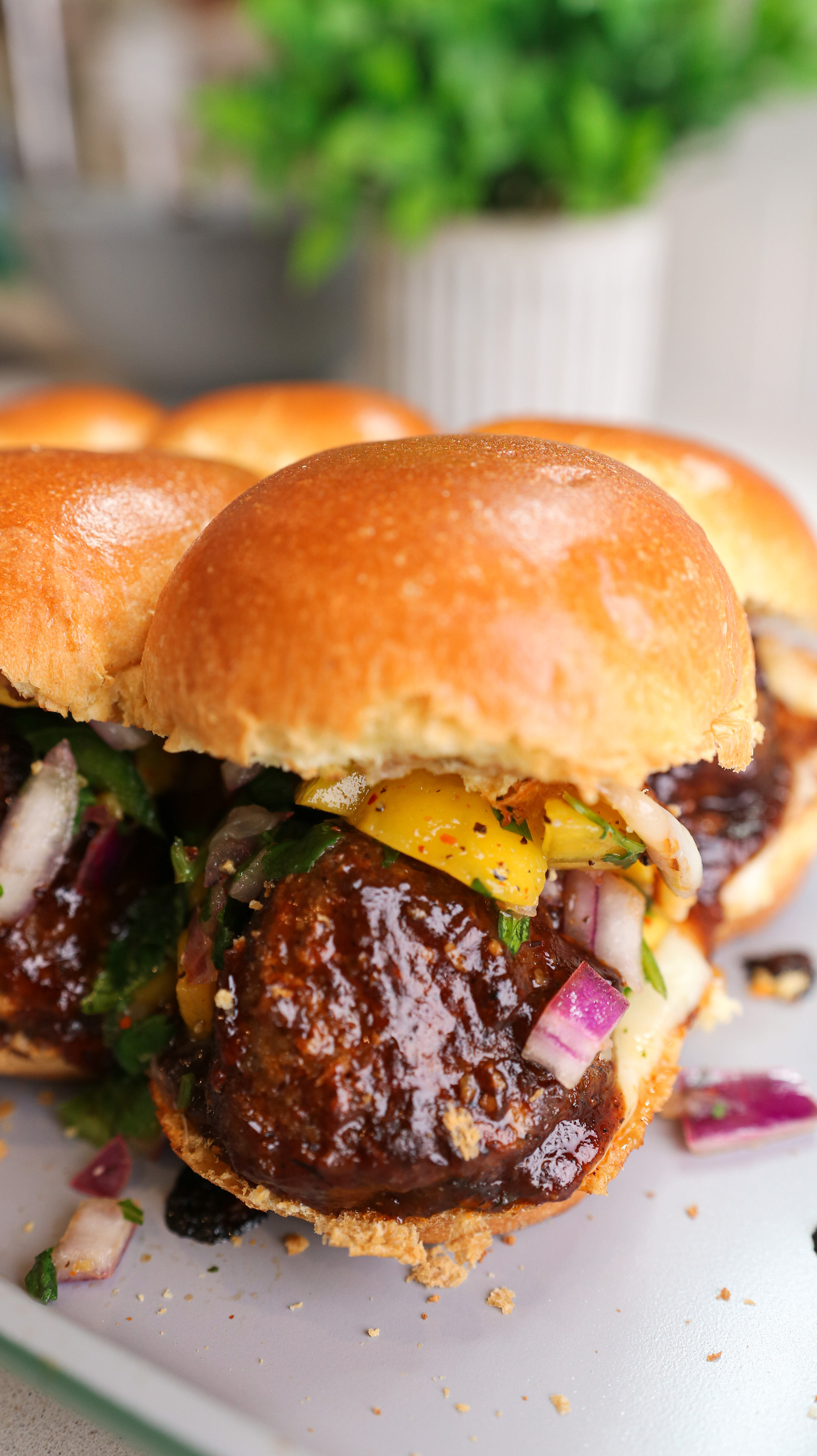 Jerk Meatball Sliders