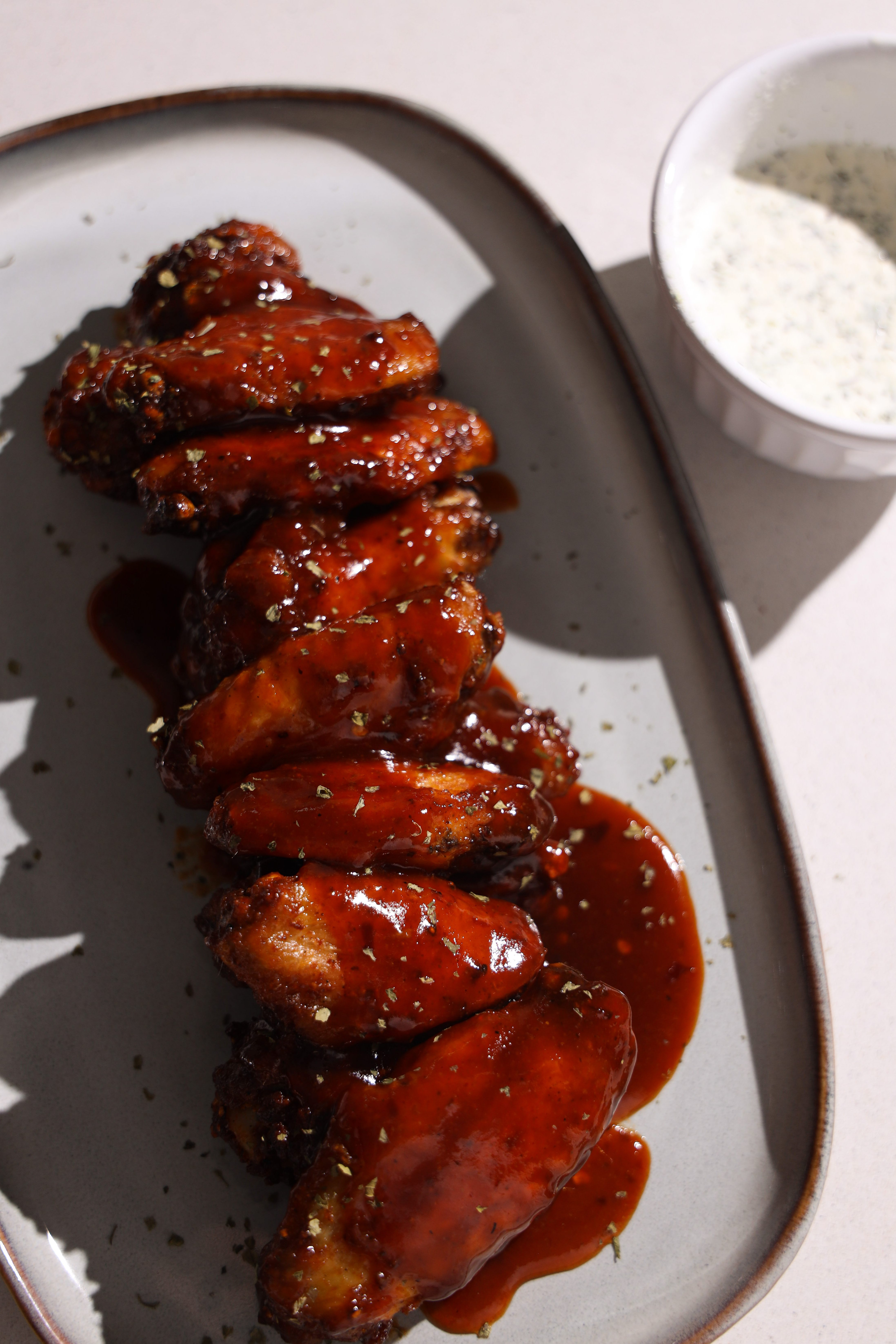 Air fried Hennessy Wings