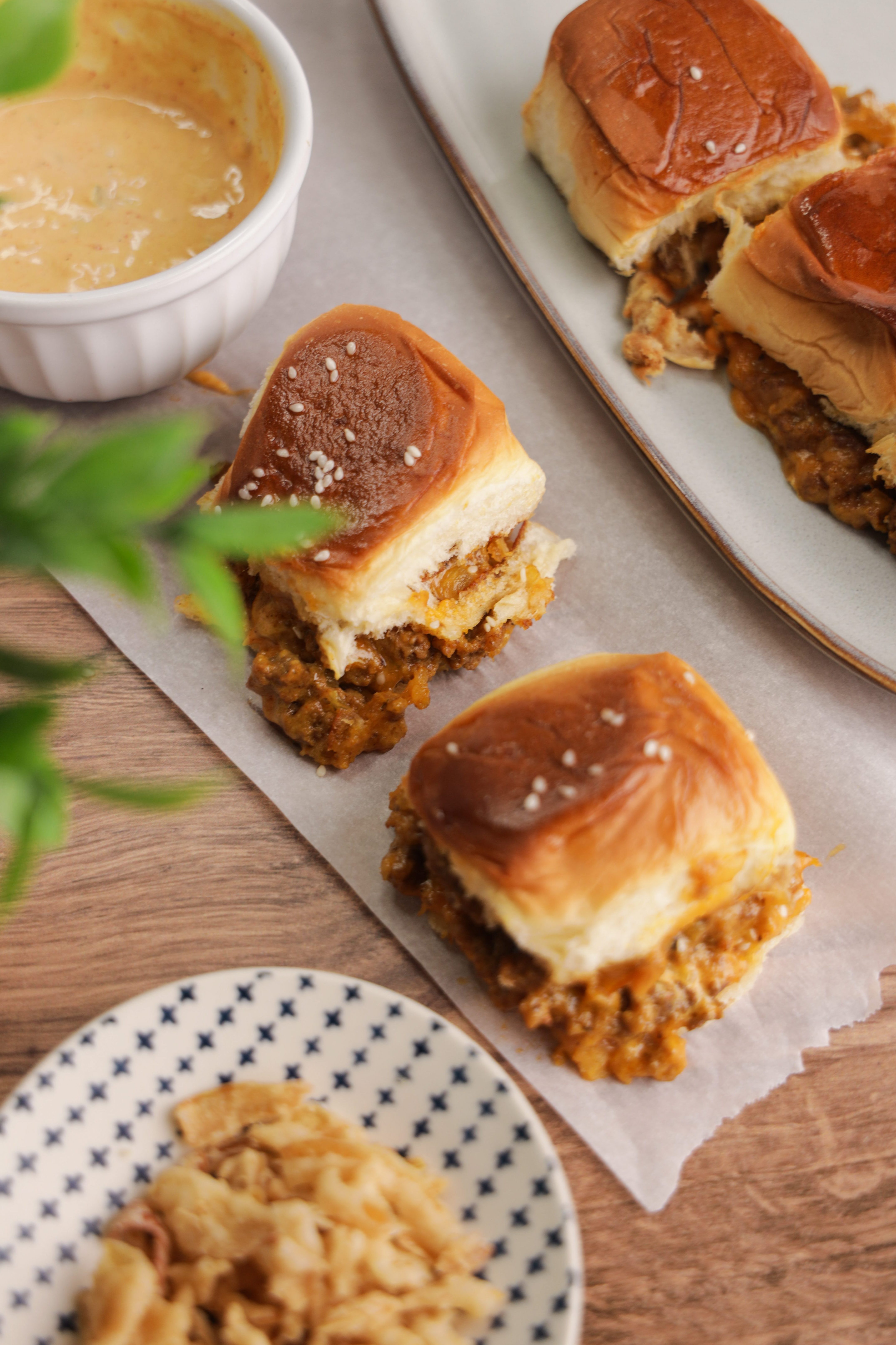 Super Simple Chopped Cheese Sliders