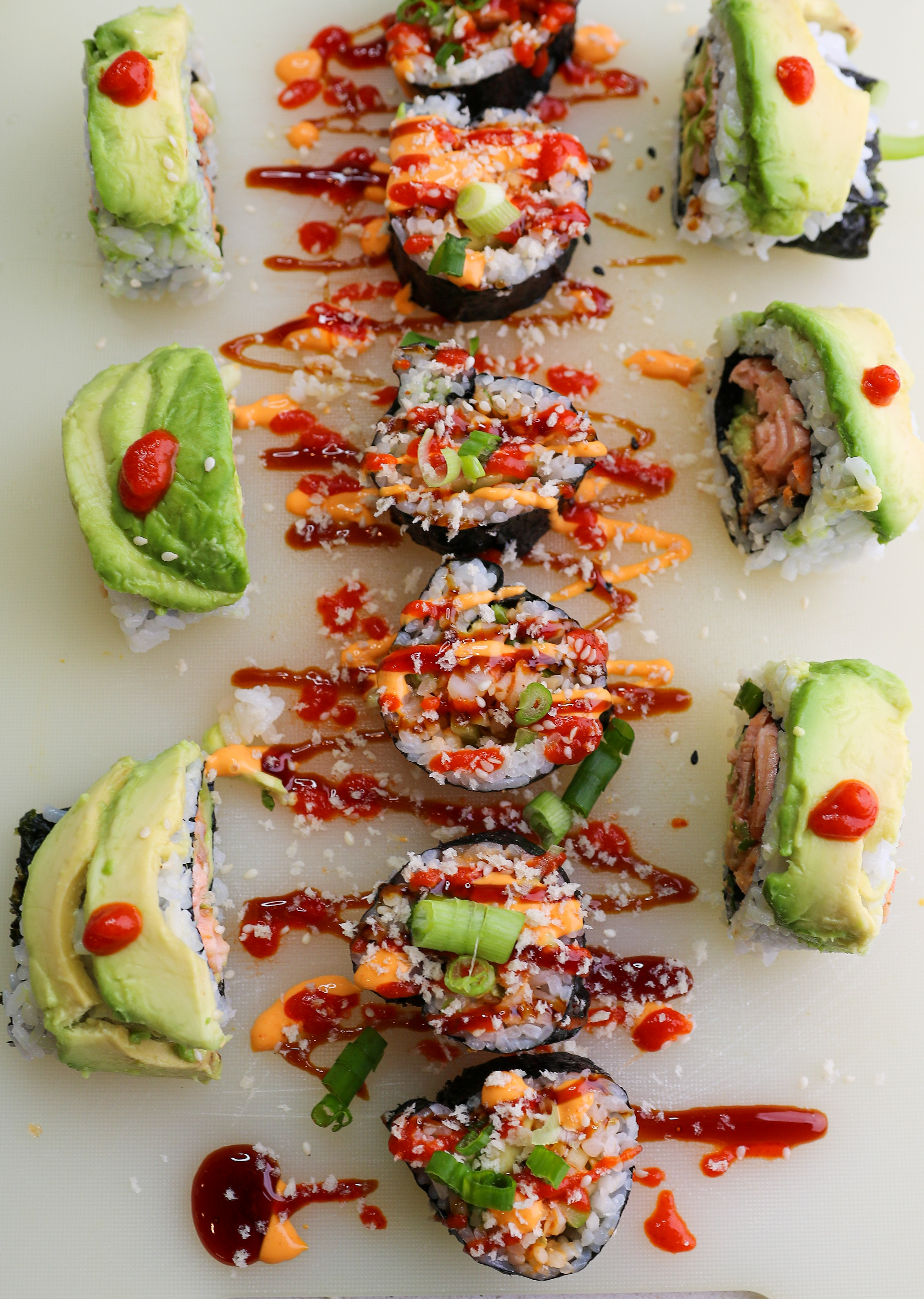 Spicy Shrimp Sushi Roll