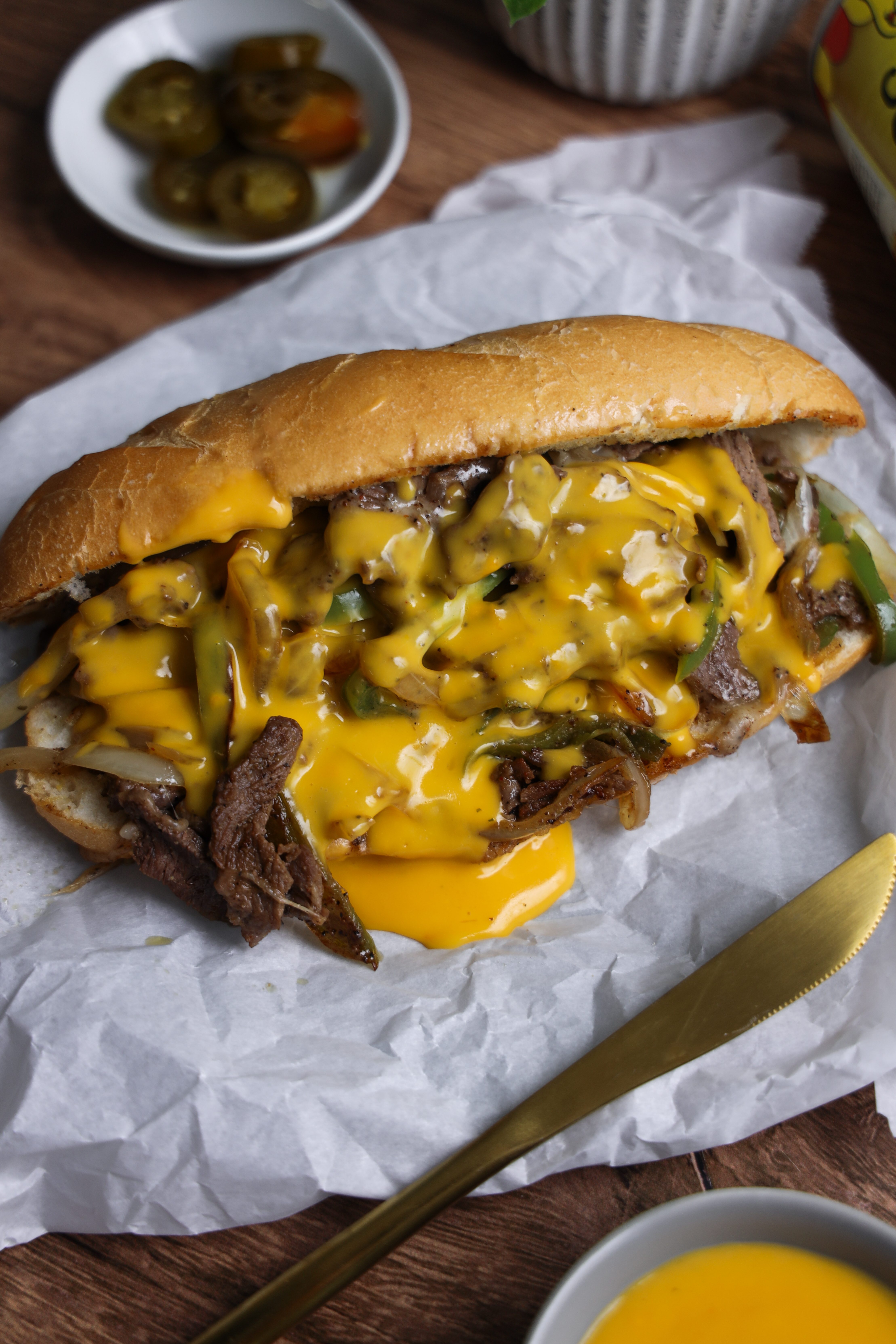 Easy, Cheesy Weeknight Philly Cheesesteaks